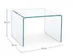 Bizzotto - TAVOLINO IRIDE QU VT 60X60 - immagine 2