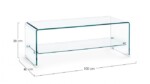 Bizzotto - TAVOLINO 2P IRIDE RETT VT 100X40 - immagine 2