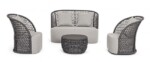Homemotion - POLTRONA GIREVOLE C-C CUYEN ANTRACITE - immagine 5