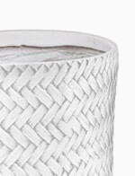 Bizzotto - SET4 P.VASO TRESSAGE CIL BIANCO - immagine 3