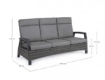 Bizzotto - DIVANO 3P RECLIN C-C BRITTON ANTR JX55 - immagine 2