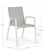 Bizzotto - SEDIA C-BR KRION LUNAR - immagine 2
