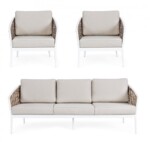 Bizzotto - SET3 SALOTTO C-C MARIBELA BIANCO YK11 - immagine 5