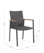 Homemotion - SEDIA C-BR JALISCO ANTRACITE WG21 - immagine 2