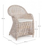 Bizzotto - POLTRONA C-C MARTIN NEW BIANCO - immagine 2
