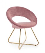 Yes - POLTRONA VANITY ORO VELLUTO ROSA