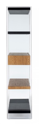 Bizzotto - LIBRERIA 4P-2C LINE WOOD NERO - immagine 5