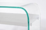 Bizzotto - CONSOLLE 2P LINE WOOD BIANCO 110X35 - immagine 4
