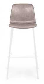 Bizzotto - SGABELLO BAR KYRA BIANCO PU BEIGE VINT. - immagine 3
