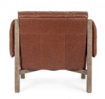 Homemotion - POLTRONA HARRISON MARRONE VINTAGE - immagine 4