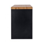 Bizzotto - SCRIVANIA 2M LINE WOOD NERO 120X50 - immagine 5