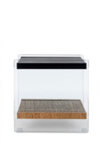 Bizzotto - TAVOLINO 2P LINE WOOD NERO 50X50 - immagine 4