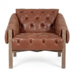 Homemotion - POLTRONA HARRISON MARRONE VINTAGE - immagine 3