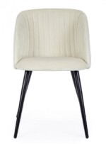Yes - SEDIA QUEEN VELVET BIANCO - immagine 3