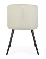 Yes - SEDIA QUEEN VELVET BIANCO - immagine 4