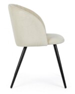 Yes - SEDIA QUEEN VELVET BIANCO - immagine 5