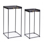 Bizzotto - SET2 TAVOLINO ZEINA QU J90