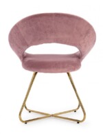 Yes - POLTRONA VANITY ORO VELLUTO ROSA - immagine 4
