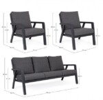 Bizzotto - SET3 SALOTTO C-C TRUMAN ANTR JX55 - immagine 3