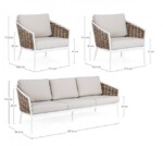 Bizzotto - SET3 SALOTTO C-C MARIBELA BIANCO YK11 - immagine 3