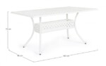 Bizzotto - TAVOLO IVREA RETT 160X90 BIANCO - immagine 2