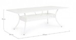 Bizzotto - TAVOLO IVREA RETT 213X107 BIANCO - immagine 2