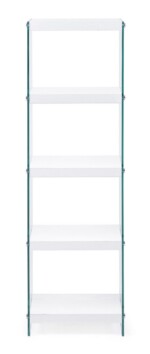 Bizzotto - LIBRERIA 5P LINE WOOD BIANCO - immagine 3