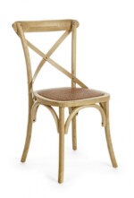 Bizzotto - SEDIA CROSS MARRONE NATURALE