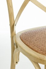 Bizzotto - SEDIA CROSS MARRONE NATURALE - immagine 5