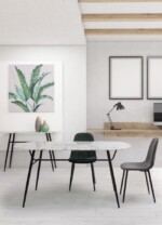 Yes - SEDIA IRELIA VELLUTO GRIGIO SCURO - immagine 4