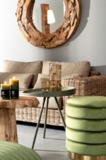 Bizzotto - SET2 POUF CONTENITORE DARINA OLIVE - immagine 4