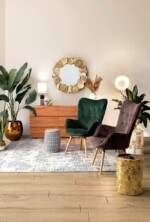 Bizzotto - POLTRONA JULIET VELVET VERDE BOSCO - immagine 5