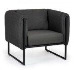 Homemotion - POLTRONA C-C PIXEL ANTRACITE