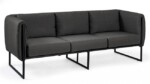 Homemotion - DIVANO 3P C-C PIXEL ANTRACITE