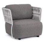 Homemotion - POLTRONA C-C PALMER BIANCO/GRIGIO