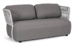 Homemotion - DIVANO 2P C-C PALMER BIANCO/GRIGIO