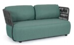 Homemotion - DIVANO 2P C-C PALMER ANTRACITE/JADE