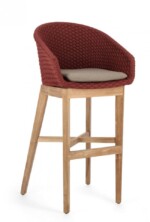Homemotion - SGABELLO BAR C-C COACHELLA SCARLET