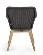 Homemotion - SEDIA C-BR C-C ALLISON ANTRACITE - immagine 4