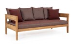 Homemotion - DIVANO 3P C-C KOBO WINE - FSC