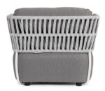 Homemotion - POLTRONA C-C PALMER BIANCO/GRIGIO - immagine 4