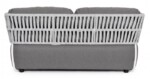 Homemotion - DIVANO 2P C-C PALMER BIANCO/GRIGIO - immagine 4