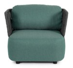 Homemotion - POLTRONA C-C PALMER ANTRACITE/JADE - immagine 3