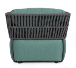 Homemotion - POLTRONA C-C PALMER ANTRACITE/JADE - immagine 4