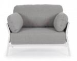 Homemotion - POLTRONA C-C PARDIS BIANCO QS20/GRAPHITE - immagine 3