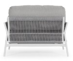 Homemotion - POLTRONA C-C PARDIS BIANCO QS20/GRAPHITE - immagine 4