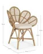 Bizzotto - SEDIA C-BR C-C FLORES NATURALE - immagine 2