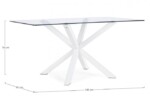 Bizzotto - TAVOLO MAY RETT GAMBA BIANCO 160X90 - immagine 2