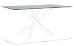 Bizzotto - PIANO RETT TAVOLO GEORGE FUME' 160X90 - immagine 2