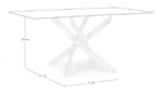Bizzotto - BASE TAVOLO GEORGE BIANCO 160X90 - immagine 2